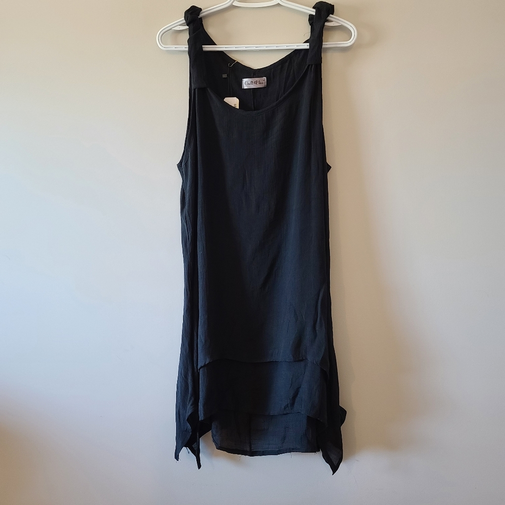 NWT Asymmetrical Black Dress